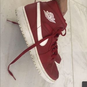 red nike Jordan’s